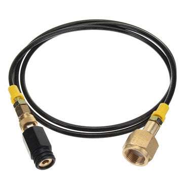 Soda Maker Club External Hose & Adapter Kit to CGA320 W21.8 CO2 Tank (TYPE: B)