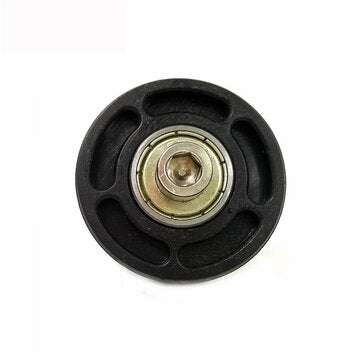 Smart Car Accessories Black Rubber Bearing Wheel for Tank Chassis Car Kit