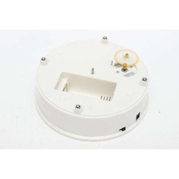 Round White Velvet Top Electric Motorized 360 Rotating Turntable Jewelry Ornament Display Stand