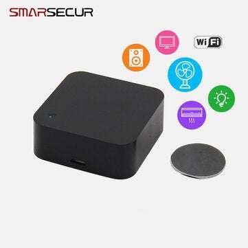 SMARSECUR Tuya Smart Home Controller Universal WiFi Infrared Remote Control Work with Smart Life APP