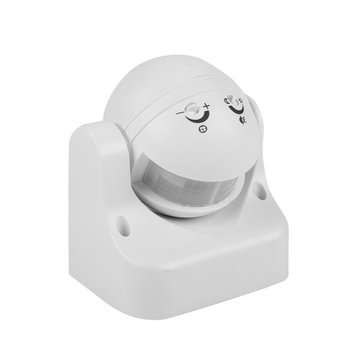 TS-A110 Infrared Alarm Sensor Switch Waterproof Dust-proof IR Motion Inductive Sw... (COLOR.: WHITE)