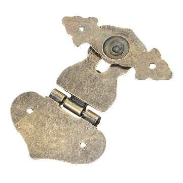 Retro Vintage Decorative Latch Hasp Pad Chest Lock for Wooden Jewelry Box
