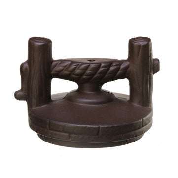 Retro Dragon Backflow Incense Burner Ceramic Decoration Glass Circle