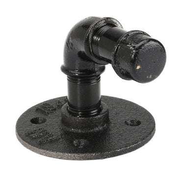 Retro Industrial Iron Pipe Wall Hang Wall Shelf Support Towel Hanging Hanger