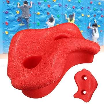 Rock Climbing Holds Hand Feet Wall Climb Textured Stones Plastic Tool Kids Toys Indoor Outdoor