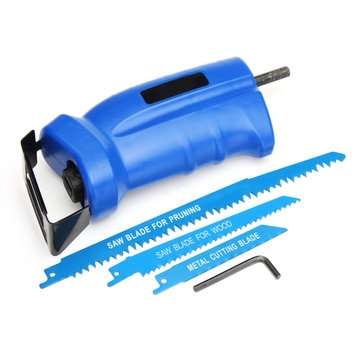 Reciprocating Saw Convert Adapter Woodworking Chainsaw For Cordless Power Drill
