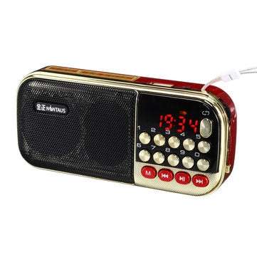 Portable FM 87.5-108MHZ 85dB Radio MP3 Player Stereo Speaker