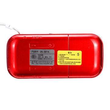 Portable FM 87.5-108MHZ 85dB Radio MP3 Player Stereo Speaker