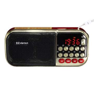 Portable FM 87.5-108MHZ 85dB Radio MP3 Player Stereo Speaker