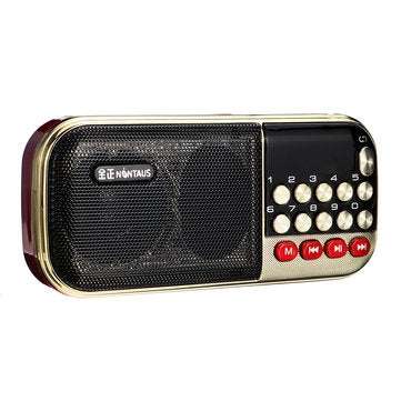 Portable FM 87.5-108MHZ 85dB Radio MP3 Player Stereo Speaker