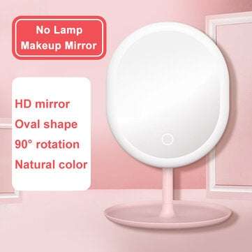 Rechargeable Oval Smart Eye Protection LED Makeup Mirror Light USB Touch Scree... (TYPE: NOLAMPTYPE)