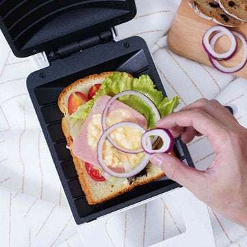 Pinlo PL-S042W1H Mini 420W Sandwich Machine Kitchen Breafast Bread Maker Toaster Maker Fying Egg Ma