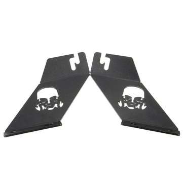 Pair 20inch-22inch LED Work Light Frame Hood Mounting Brackets For Jeep Wrangler 07-16
