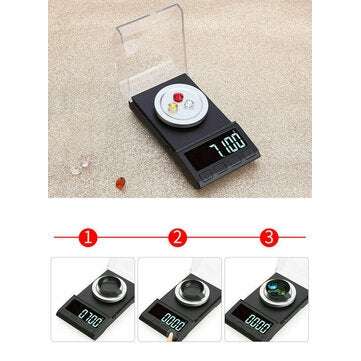 Precision Digital Jewelry Scale 100G 0.001g High-precision USB Electronic Scale Mini Jewelry Scale C