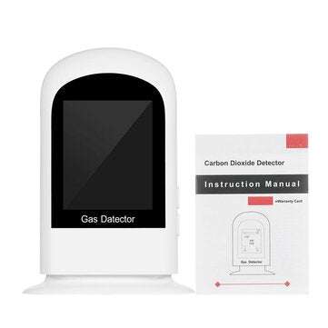 Rechargeable Carbon Dioxide Detector Portable LCD Digital CO2 Meter Carbon Dioxide Tester Temperatur