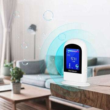 Rechargeable Carbon Dioxide Detector Portable LCD Digital CO2 Meter Carbon Dioxide Tester Temperatur