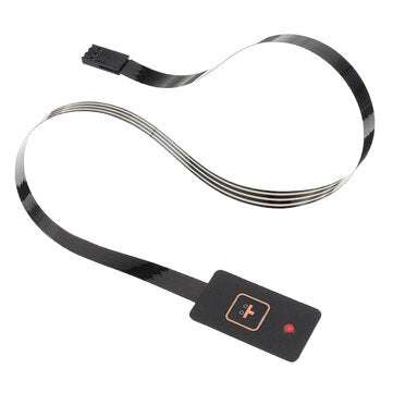 Single Button GPS Membrane Sensor Switch 1 Button with Light MCU Extended Keyboard PVC Panel DIY Acc