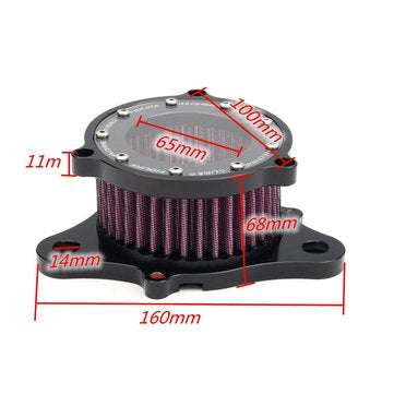 Motor Air Cleaner Intake Filter System Aluminum For Harley-Davidson Sports XL 883 1200 2004 2005 200