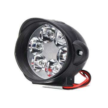 Motorcycle Headlight 6500k White Super Bright 6 LED Working Spot Light Motorbike Fog Lamp 1200LM LED