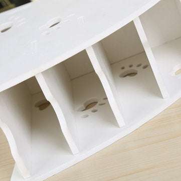 Multi Layers Remote Control Storage Box Cat Claw Shape Storage Holder Case Box Desktop Organizer