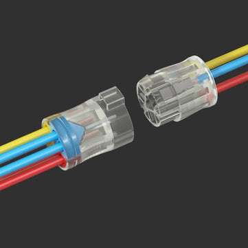 LT-736 Butt Type Cable Connector 3 In 6 Out Electric Universal Compact Push-in Mini Fast Wire Connec