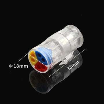 LT-736 Butt Type Cable Connector 3 In 6 Out Electric Universal Compact Push-in Mini Fast Wire Connec