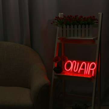 LED On Air Neon Sign Night Light Acrylic Lamp Decor Handcraft Bar Party Visual Artwork