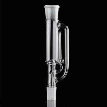 Lab Glass Soxhlet Extractor Condenser Set w/ 60ML Flat Bottom Flask 225MM Tube
