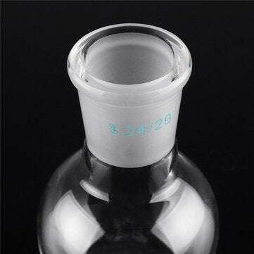 Lab Glass Soxhlet Extractor Condenser Set w/ 60ML Flat Bottom Flask 225MM Tube
