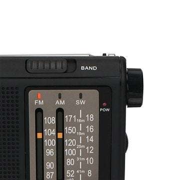 Retekess V-117 FM AM SW 3 Band Radio Battery Powered Operated by 2 AA Battery Transistor Radio Jack