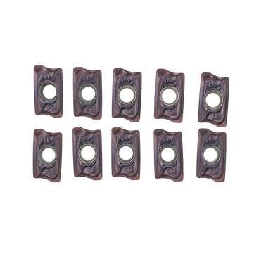 Machifit 10Pcs AOMT123608 Carbide Insert Cutter CNC Machine Milling Blade Carbide Tool