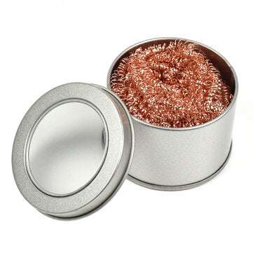 NEWACALOX Electric Soldering Iron Tip Cleaner Cleanning Steel Wire with Stand Auxiliary Welding Acce