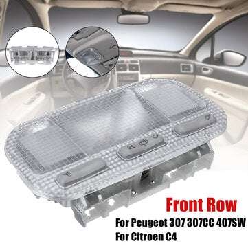 Reading Light Dome Interior Lamp Assembly For Peugeot 307 307CC 407SW Citroen C4 (DIRECTION: FRONT)