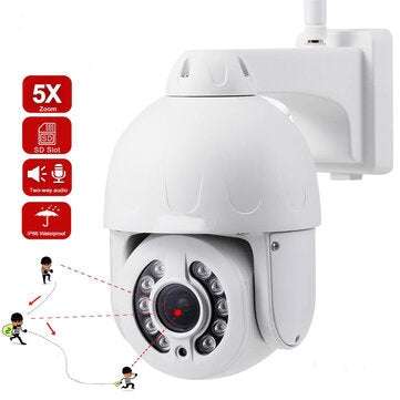 SD25W 5MP 5 x Optical Zoom PTZ WiFi IP Camera  Waterproof Auto Tracking IR 40M H.265... (PIXEL: 2MP)