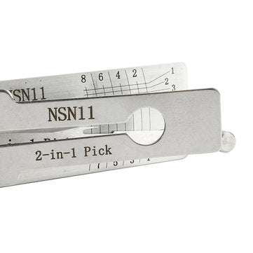 NSN11 2 in 1 Car Door Lock Pick Decoder Unlock Tool Locksmith Tools