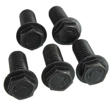 Saw Blade Bolt 18mm Left Hand Thread Black Metal Hex Head Flange