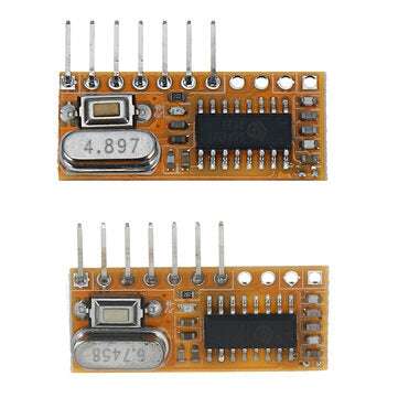 RXC6 5V Learning Type Wireless Remote Control Receiver Module 4 Channel Remot... (FREQUENCY: 433MHZ)