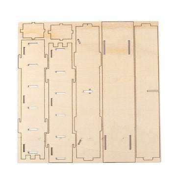 MDF Wooden Ramadan Advent Calendar DIY House Drawer Stand Rack Decorations
