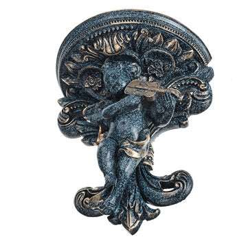 Retro Wall Hanging Flower Pot Angel Plaster Corbel Shelf Art Rococo S... (TYPE2: )