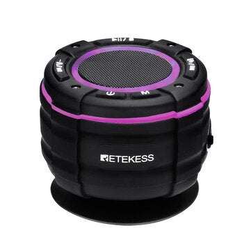 Retekess TR622 87-108MHz FM Radio bluetooth IP67 Waterproof Speaker LED Light Music Player for Danci