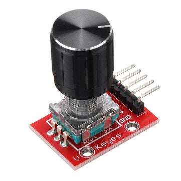KY-040 360 Degrees Rotary Encoder Module with 1516.5mm Potentiometer Rotary Knob Cap for Brick Sen