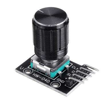 KY-040 360 Degrees Rotary Encoder Module with 1516.5mm Potentiometer Rotary Knob Cap for Brick Sen