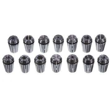 Machifit 14pcs ER20 Spring Collet Set 1/8-1/2 Inch Chuck Collet for CNC Milling Lathe Tool