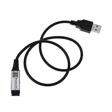 LUSTREON 45CM Max 45W USB Mini 4Pins LED RGB bluetooth Strip Light APP Controller DC5V