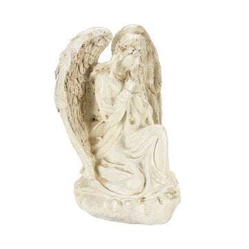 LED Ground Buried Solar Light Angel Ornament Garden Lawn Resin Lamp Waterproof