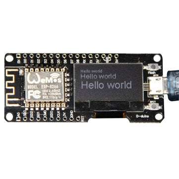 Nodemcu Wifi And NodeMCU ESP8266 + 0.96 Inch OLED Module Development Board Geekcreit for Arduino - p