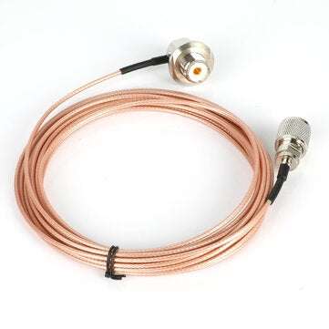 Pink 5 Meter 316 Coaxial Cable UHF/PL-259 Male to Female for QYT KT-8900 YAESU ICOM KENWOODs Mobile