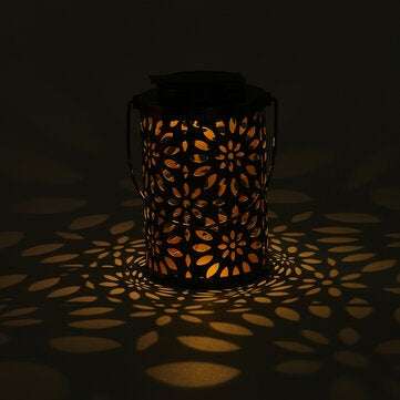 LED Outdoor Solar Powered Lantern Garden Lawn Landscape Light Solar Hanging Lamp