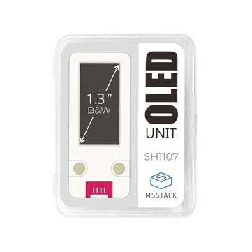 M5Stack OLED 1.3-inch Expansion Screen Black/White Display Panel SH1107 Driving Module
