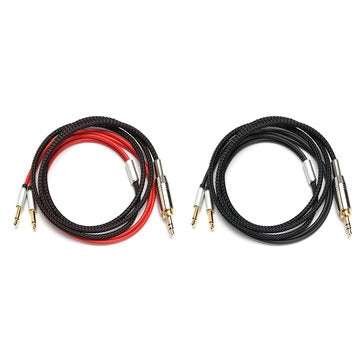 Replacement Audio Upgrade Cable For Meze 99 Classics Focal Elear Headphone (COLOR.: RED)